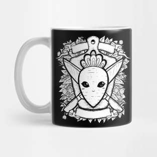 Radish/Carrot and Knife Coat of Arms Mug